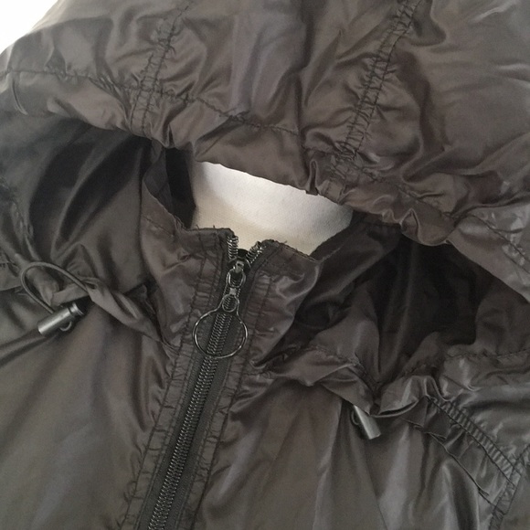 Jolt size Large black nylon jacket with hood - Picture 2 of 8